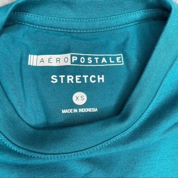 Aeropostale Mens Color Block Stretch Crew Neck Long Sleeve Shirt Sweater Size XS - Picture 4 of 6